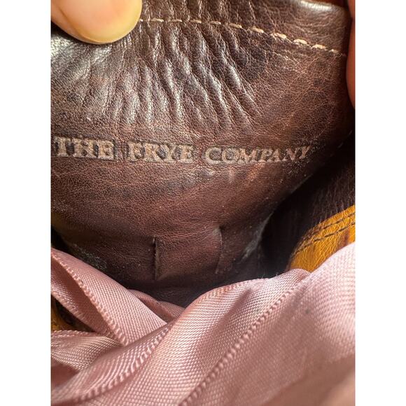 Frye Y2k Combat Lace-Up Boot, Sabrina 6G Brown w/ Pink Ribbon Laces Size 8 - Picture 5 of 16